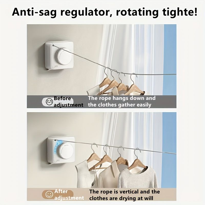 White wall-mounted clothes hanger, adjustable hanger, laundry hanger, home organization, high-quality hanger, space saving hanger, wall clothes rail, Australian home, coat hanger wall mount